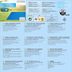 Intex Pool Ground Cloth Ground Sheet Floor Mat Pool Protector Square 28048 - Additional view 4