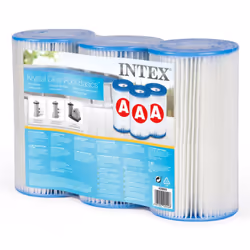 Intex 29003, Filter cartridge, Blue, White, Plastic, Above ground pool, Round, Cartridge filter