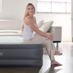 Intex 64906NP air mattress Double mattress Light grey Unisex