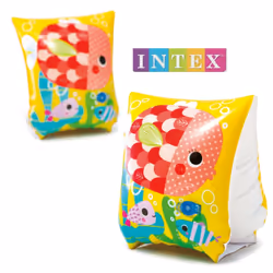 Intex Inflatable Tropical Buddies Arm Bands - Childrens Pool Summer Fun