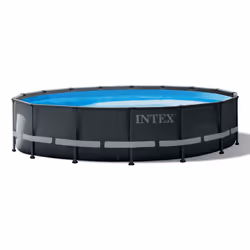 Intex 26340NP, 6836 L, Framed pool, Ladder, Blue, Grey, 68.9 kg