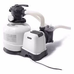 Intex 26648, Sand filter pump, Black, White, Plastic, Above ground pool, China, 6-way valve