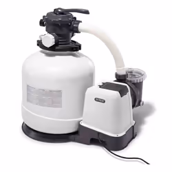Intex 26652, Sand filter pump, Black, White, Plastic, Above ground pool, China, 6-way valve