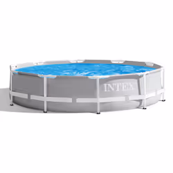 Intex PrismFrame, 4485 L, Framed pool, Adult & Child, Blue, Grey, 19.5 kg