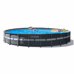 Intex 26340NP above ground pool Framed pool Round 47241 L Anthracite, Blue