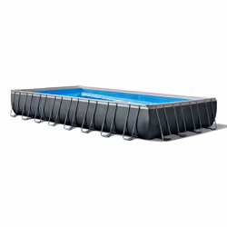 Intex 26378, 54368 L, Framed pool, Adult & Child, Ladder, Anthracite, Blue, 279.6 kg