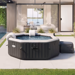 Intex 28462EX hot tub/spa 1098 L 6 person(s) Octagonal Black