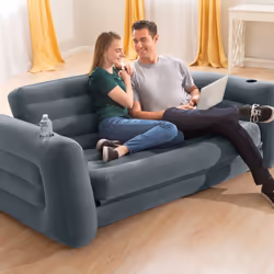 Intex Pull-Out Sofa inflatable sofa Grey PVC
