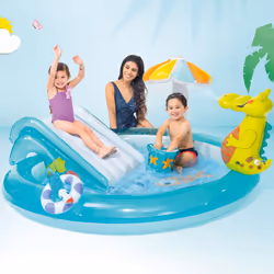 Intex Gator Play Center Inflatable pool Round 160 L Blue, Multicolour