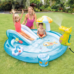 Intex Gator Play Center Inflatable pool Round 160 L Blue, Multicolour