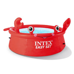 Intex Happy Crab Easy Set Pool Inflatable pool Round 880 L Red