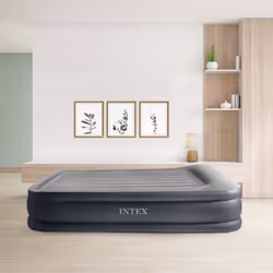 Intex DuraBeam+ Deluxe Pillow Rest Raised Double mattress Light grey Unisex - Additional view 5