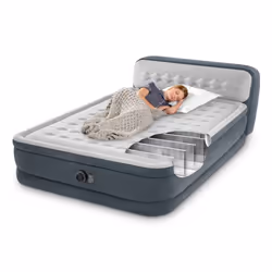 Intex DuraBeam Ultra Plush Headboard Double mattress Light grey Unisex