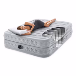Intex DuraBeam Supreme Air-Flow Double mattress Light grey Unisex