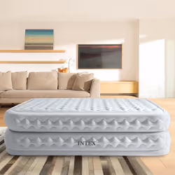 Intex DuraBeam Supreme Air-Flow Double mattress Light grey Unisex - Additional view 7
