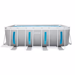Intex 26770NP above ground pool Framed pool Rectangular Grey