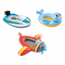 Intex 59380NP, Assorted colours, Ride-on float, Image, Vinyl, 3 yr(s), Boy/Girl