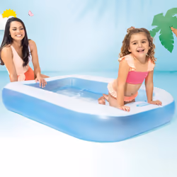 Intex 57403NP above ground pool Inflatable pool Rectangular 90 L Blue, White