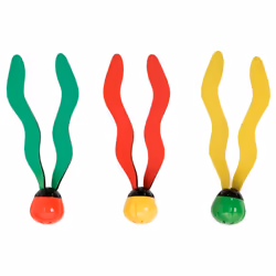 INTEX Underwater Swimming/Diving Pool Toy Sinking Fun Balls (3 Pack)-Multi color