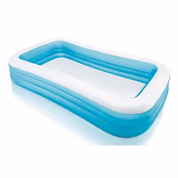 Intex 58484, Inflatable pool, 1050 L, Rectangular, 6 yr(s), Vinyl, Blue, White
