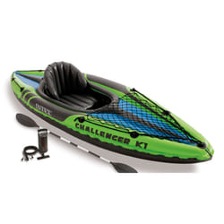 Intex K1 1 person(s) Black, Blue, Green, Grey Polyvinyl chloride (PVC) Inflatable kayak