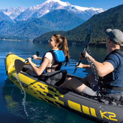 Intex Explorer K2 2 person(s) Grey, Yellow Polyvinyl chloride (PVC) Inflatable kayak - Additional view 4