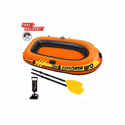 Intext Explorer Pro Inflatable Boat Three Person (244 x 117 x 36 cm)