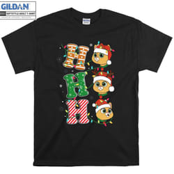 Ho Ho Sox Face Christmas Holiday T-shirt - S
