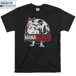 Mamasaurus Mommy Dinosaur T-Rex T-shirt - XXL