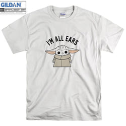 Baby Yoda Mandalorian Child Outline T-shirt - M