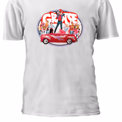 Grease Movie Musical Vintage T shirt Cool T-shirt - XL