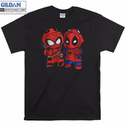 Marvel Spider-man And Deadpool T-shirt - XL