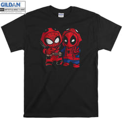 Marvel Spider-man And Deadpool T-shirt - XL