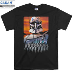 Clone Wars Captain Rex Clone Trooper T-shirt - XXL