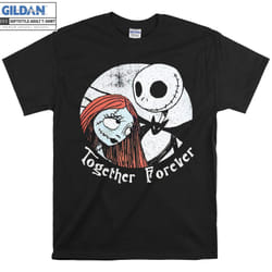 Nightmare Christmas Jack and Sally T-shirt - XXXL