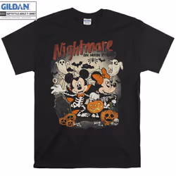 Vintage Mickey Minnie Halloween T-shirt - S
