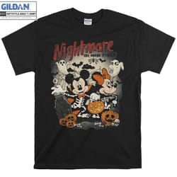 Vintage Mickey Minnie Halloween T-shirt - L
