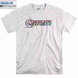 Marvel Avengers Logo Chibi T-shirt - M