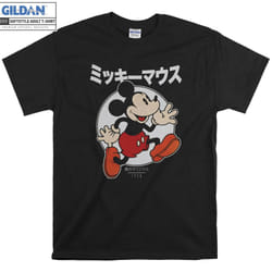 Mickey And Friends Mickey Mouse Kanji T shirt T-shirt - L