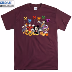 Mickey & Friends T-shirt Hoodie Tshir - S