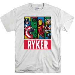 Avengers Vintage Comic Superhero shirt Birthday Gift For Son Daughter Funny Custom - L