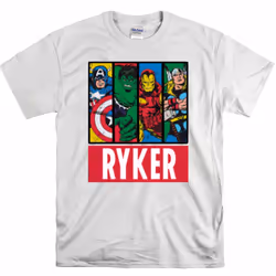 Avengers Vintage Comic Superhero shirt Birthday Gift For Son Daughter Funny Custom - XL