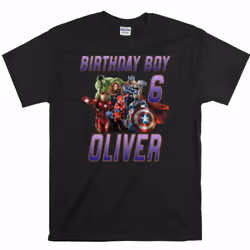 Avengers Vintage Iron Man Spider-man Comic Superhero Tee Shirt Personalized Custom Name Birthday Gift - XXXL