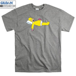 The Simpsons Homer Simpson Sleeping Funny Hoodie Sweatshirt - XXXL