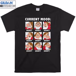 Grumpy Dwarf Current Moods Always Grumpy Seven T shirt T-shirt - XL