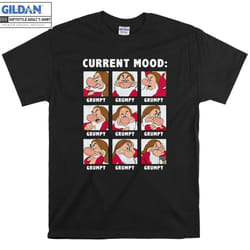 Grumpy Dwarf Current Moods Always Grumpy Seven T shirt T-shirt - XXXL