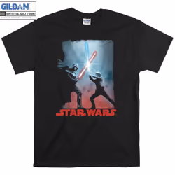Darth Vader Luke Skywalker Battle T-shirt - XL