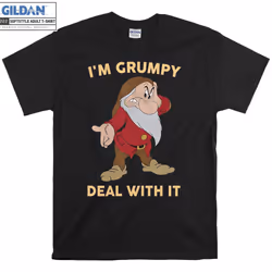Grumpy Dwarf Funny I'm Grumpy T-shirt - S