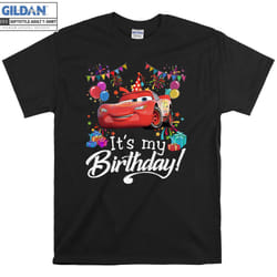 Cars It's My Birthday Lightning McQueen T shirt T-shirt - M