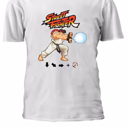 Street Fighter T shirt Video Games Player Game T-shirt - M